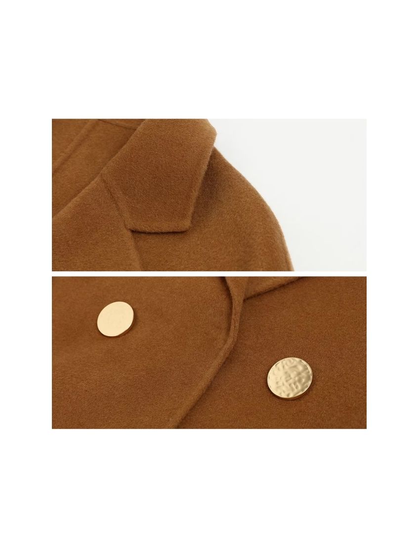 JUZUI Suit Collar Shape Coat