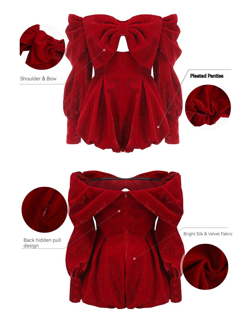 Knotted One-piece Shorts