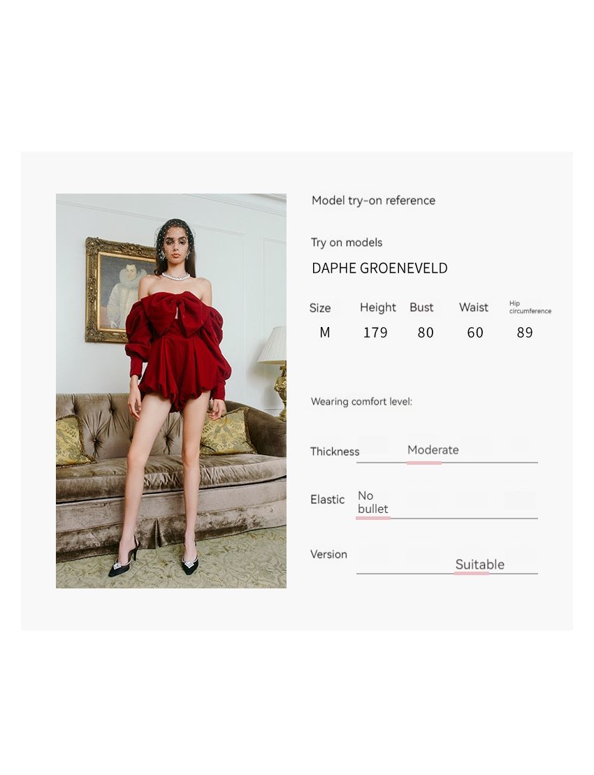 Knotted One-piece Shorts